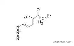 Molecular Structure of 57122-94-8 (p-Azidophenacyl Bromide-1-14C)